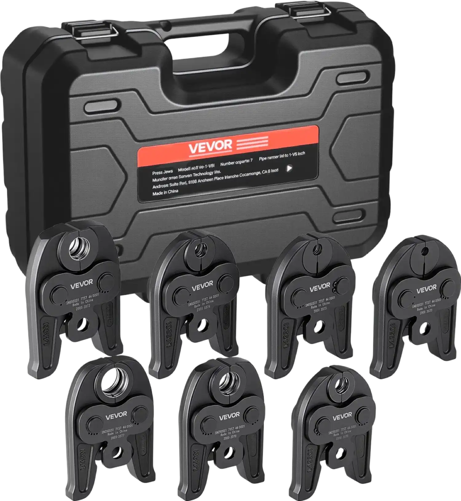 Vevor Pressing Jaws 7-Piece Kit 1/4