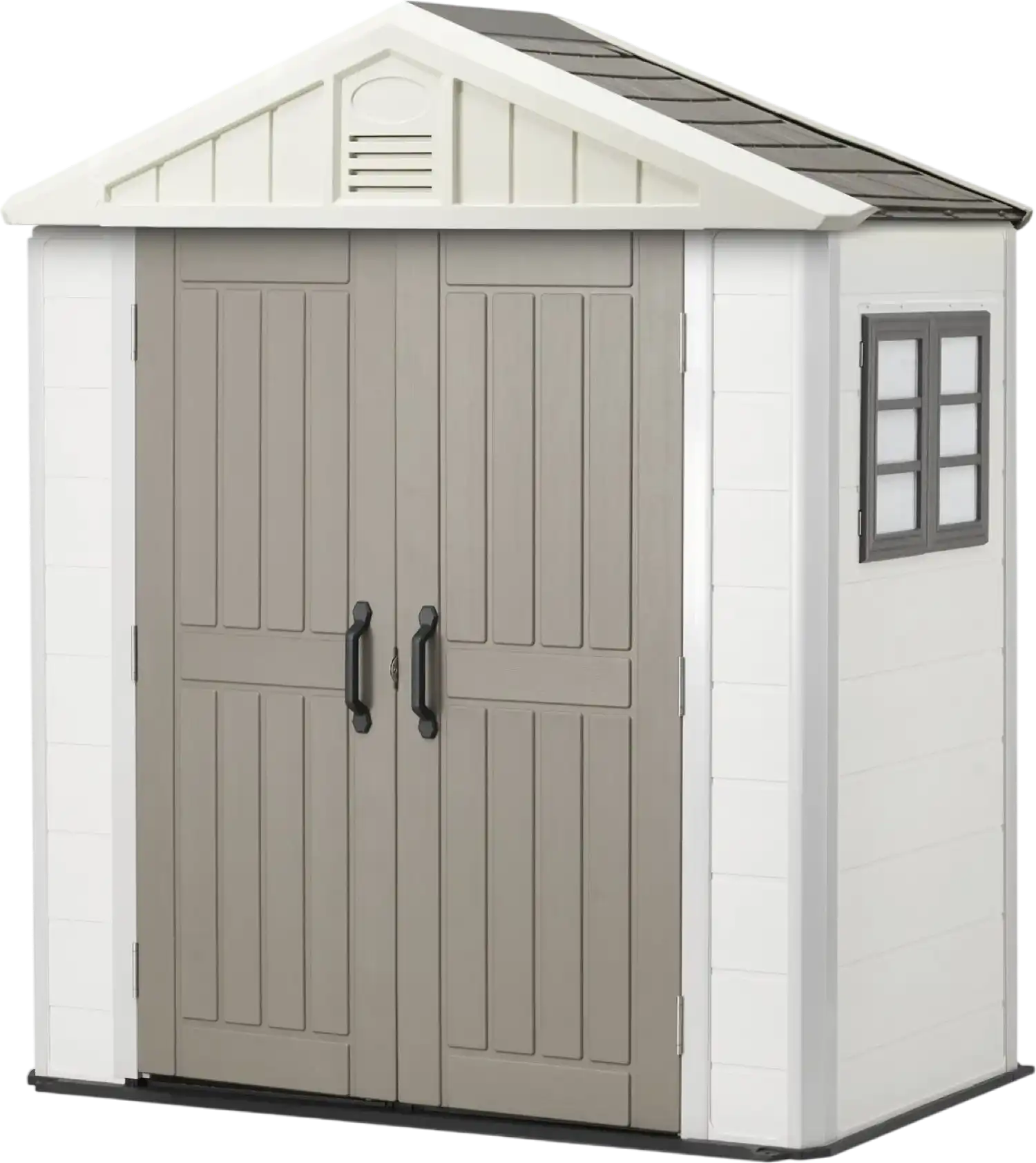 Vevor Outdoor Storage Shed 4' x 8' Heavy Duty Resin with Reinforced Floor New