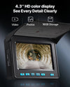 Vevor Sewer Camera 164 ft. Self-Leveling with LEDs 4.3" HD Screen New