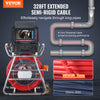Vevor Sewer Camera 328 Ft. Self-Leveling Built-in 512Hz Transmitter with 10" Touchscreen New