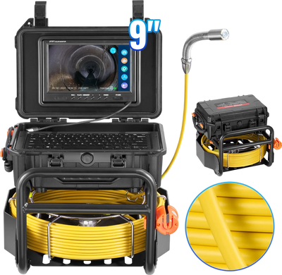Vevor Sewer Camera 230 Ft. Self-Leveling with 512Hz Transmitter 9