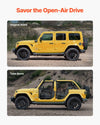Vevor Jeep Tube Doors Hunting Style for 2018-2024 Wrangler JL 2020-2024 Gladiator JT New