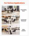Vevor Modern Dining Room Accent Chairs Upholstered Fabric Set of 4 New