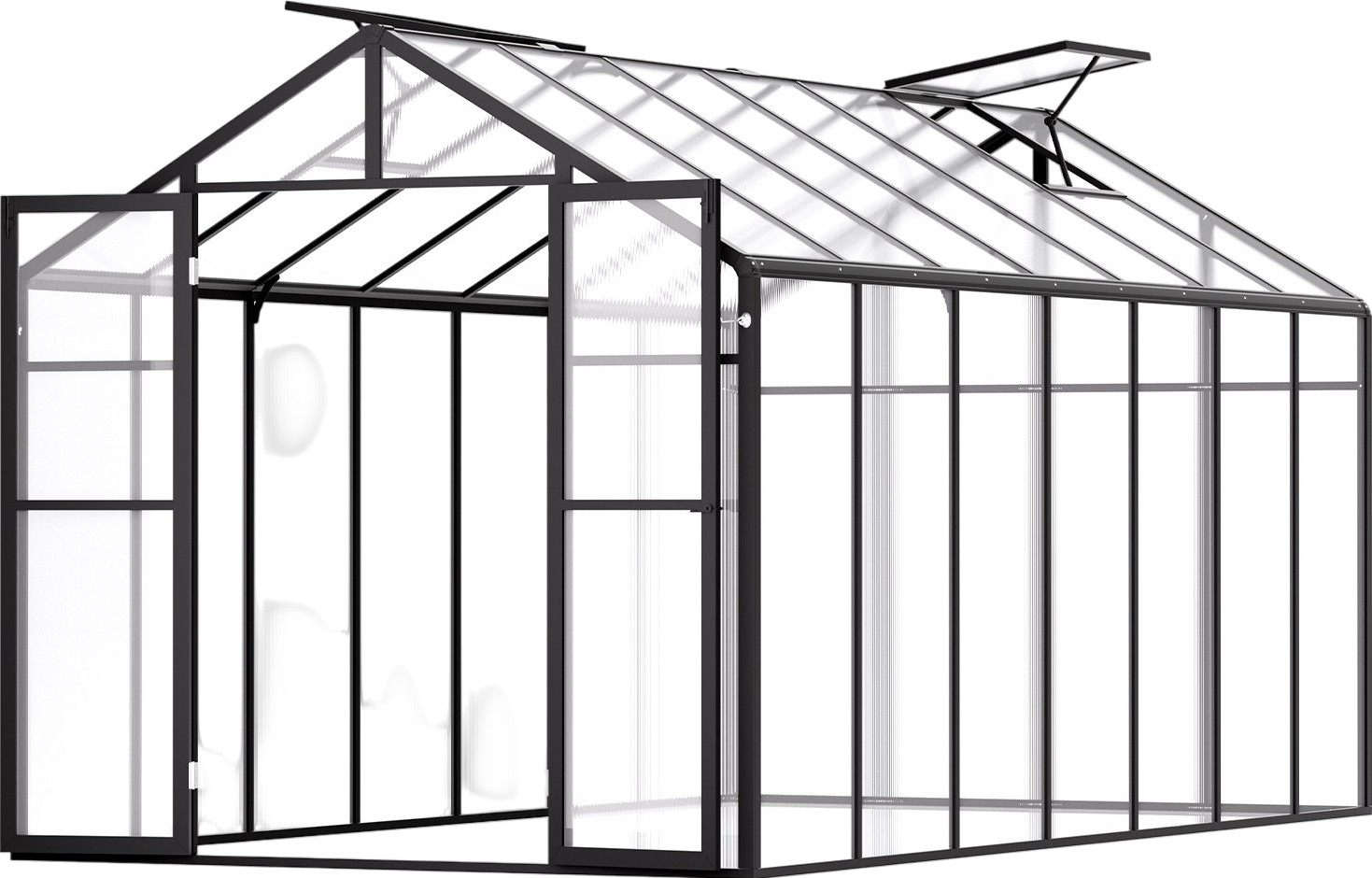 Vevor Greenhouse Polycarbonate 8 x 14 Ft Outdoor Walk-in Garden New