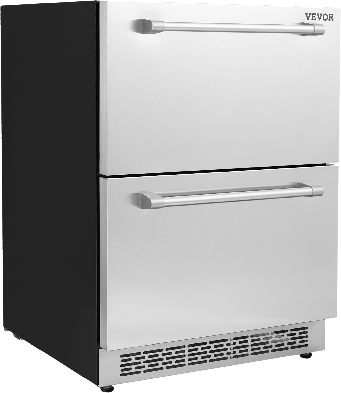 Vevor 24 inch Undercounter Refrigerator Double Drawer with Different Temperatures 4.87 Cu.Ft. Capacity New