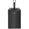 Vevor Beer Kegerator Dual Tap Draft Beer Dispenser Full Size Keg CO2 Cylinder 32-50°F Temperature Control Black New