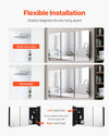 Vevor Mirror Medicine Cabinet 25.5" x 40" with Adjustable Shelves New