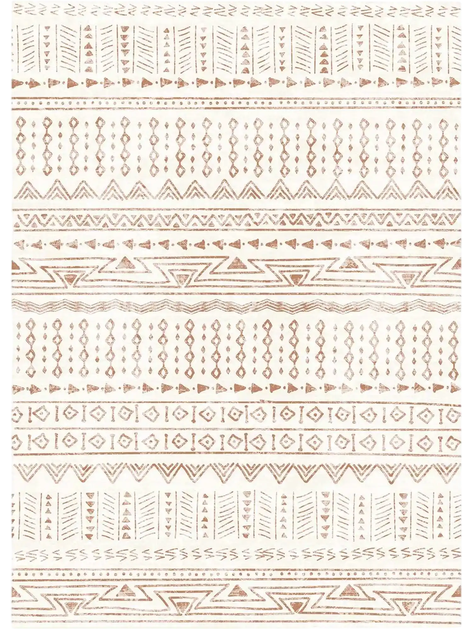 Vevor Area Rug 5' x 7' Washable Non-Slip Modern Beige New