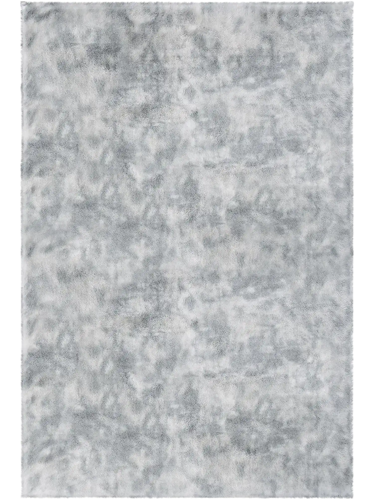 Vevor Area Rug 6' x 9' Plush Shag Tie-Dye Light Gray New
