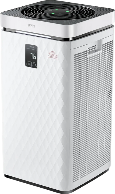 Vevor Smart Air Purifier 3139 ft²/h H13 HEPA Filter for Home & Office New