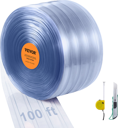 Vevor PVC Strip Curtain 100' x 12