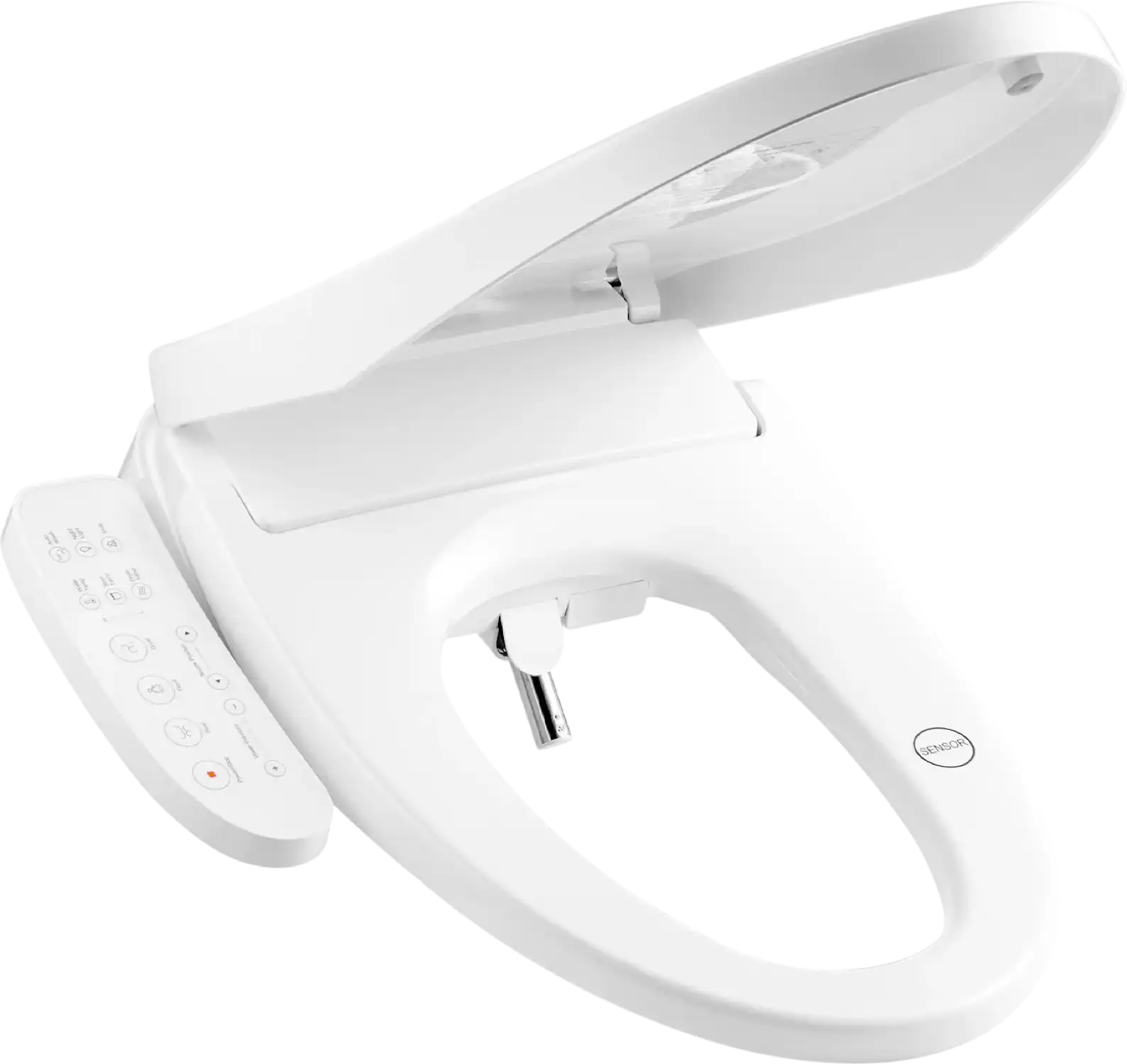 Vevor Elongated Bidet Toilet Seat Electric with Smart Heating Side Arm Control New