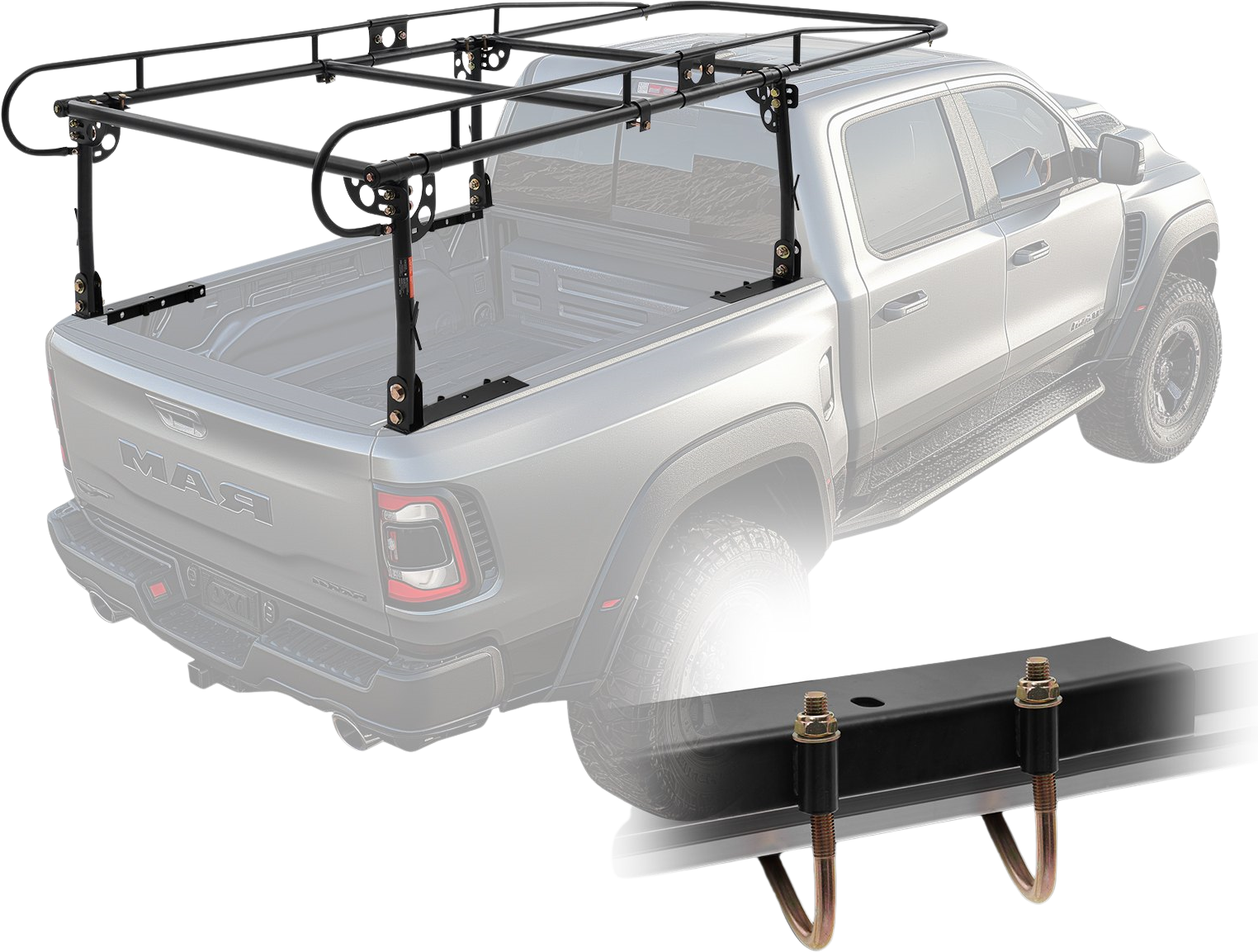 Vevor Ladder Rack for Pick Up Truck 1000 Lbs Capacity 43.3