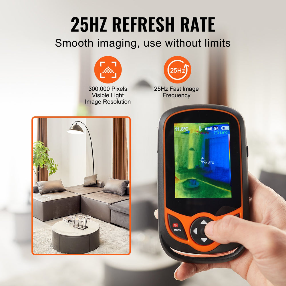 Vevor Thermal Imaging Camera 3.2" Touch Screen 256x192 IR Resolution Wi-Fi New