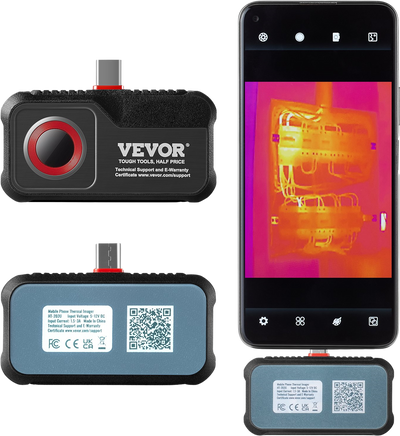 Vevor Thermal Imaging Camera for Android 256 x 192 IR Resolution New