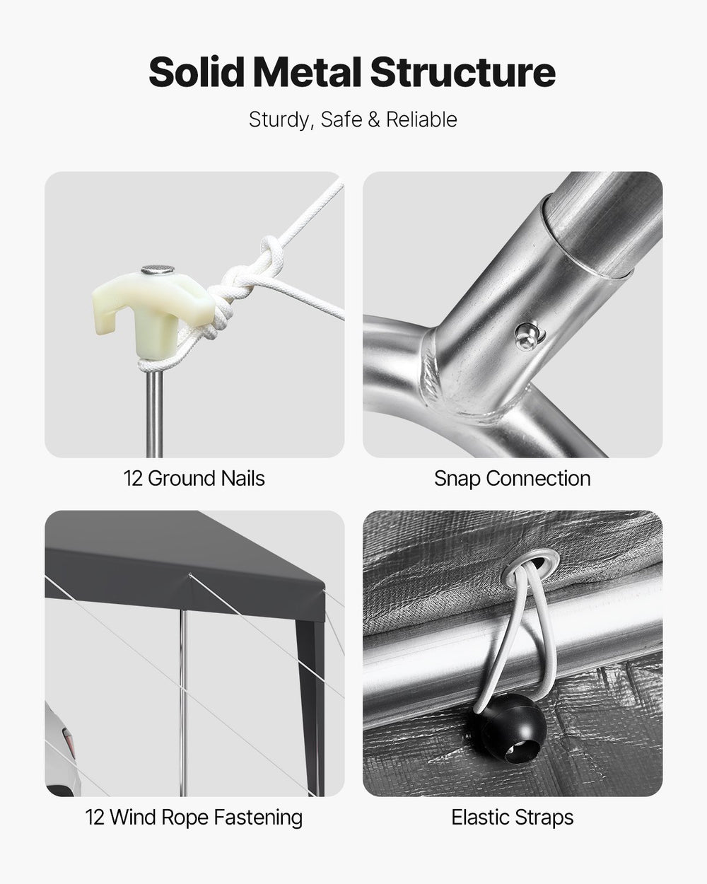 Vevor Carport Canopy 10 x 20 Ft Heavy Duty Car Shelter New