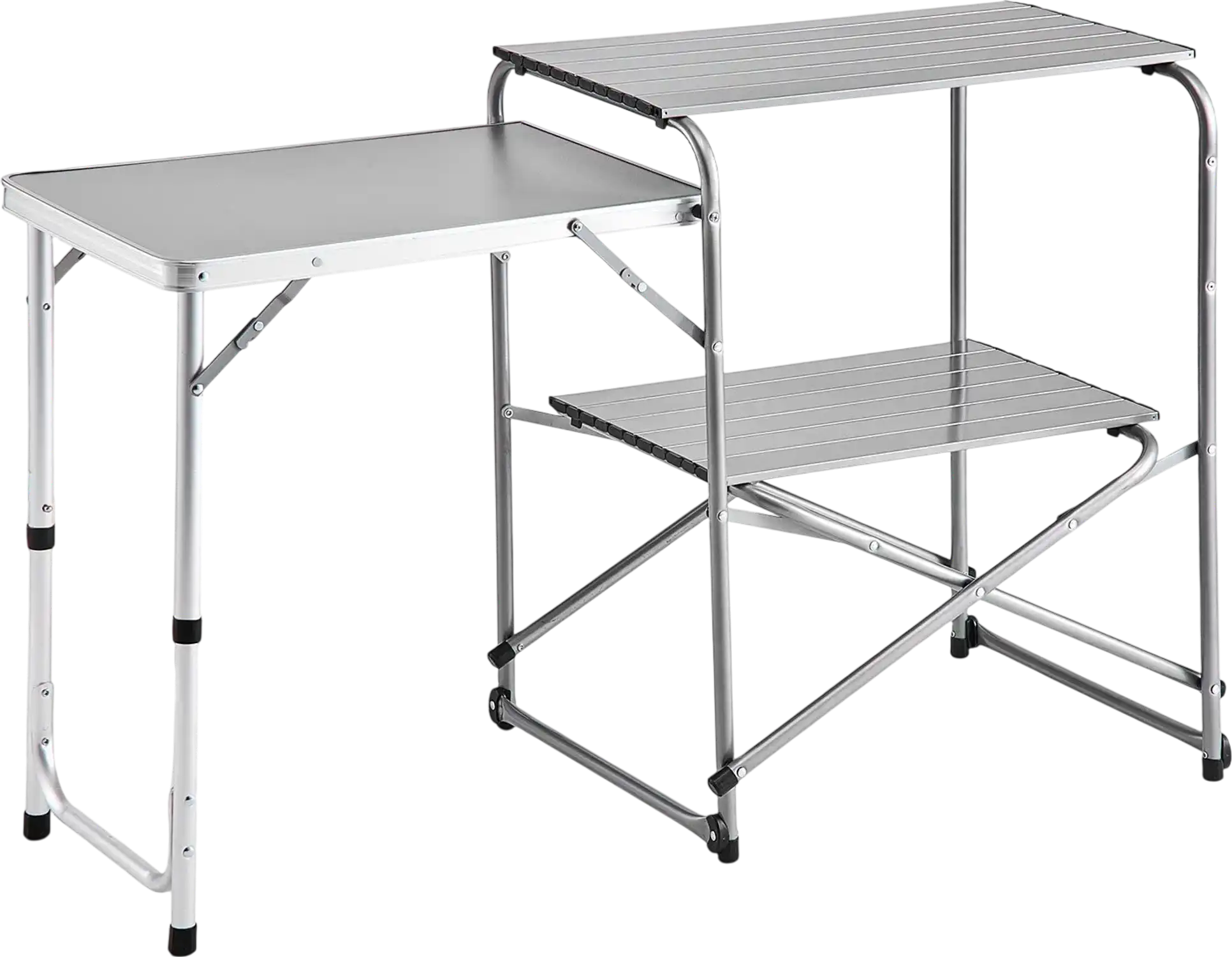 Vevor Camping Kitchen Table Slim-Fold Portable Cook Station New