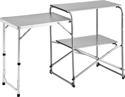 Vevor Camping Kitchen Table Slim-Fold Portable Cook Station New
