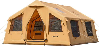 Vevor Inflatable Camping Tent 12-16 Person Capacity with Pump New