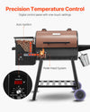 Vevor Wood Pellet Grill Smoker 500°F Max Temp 456 Sq.in Cooking Area New