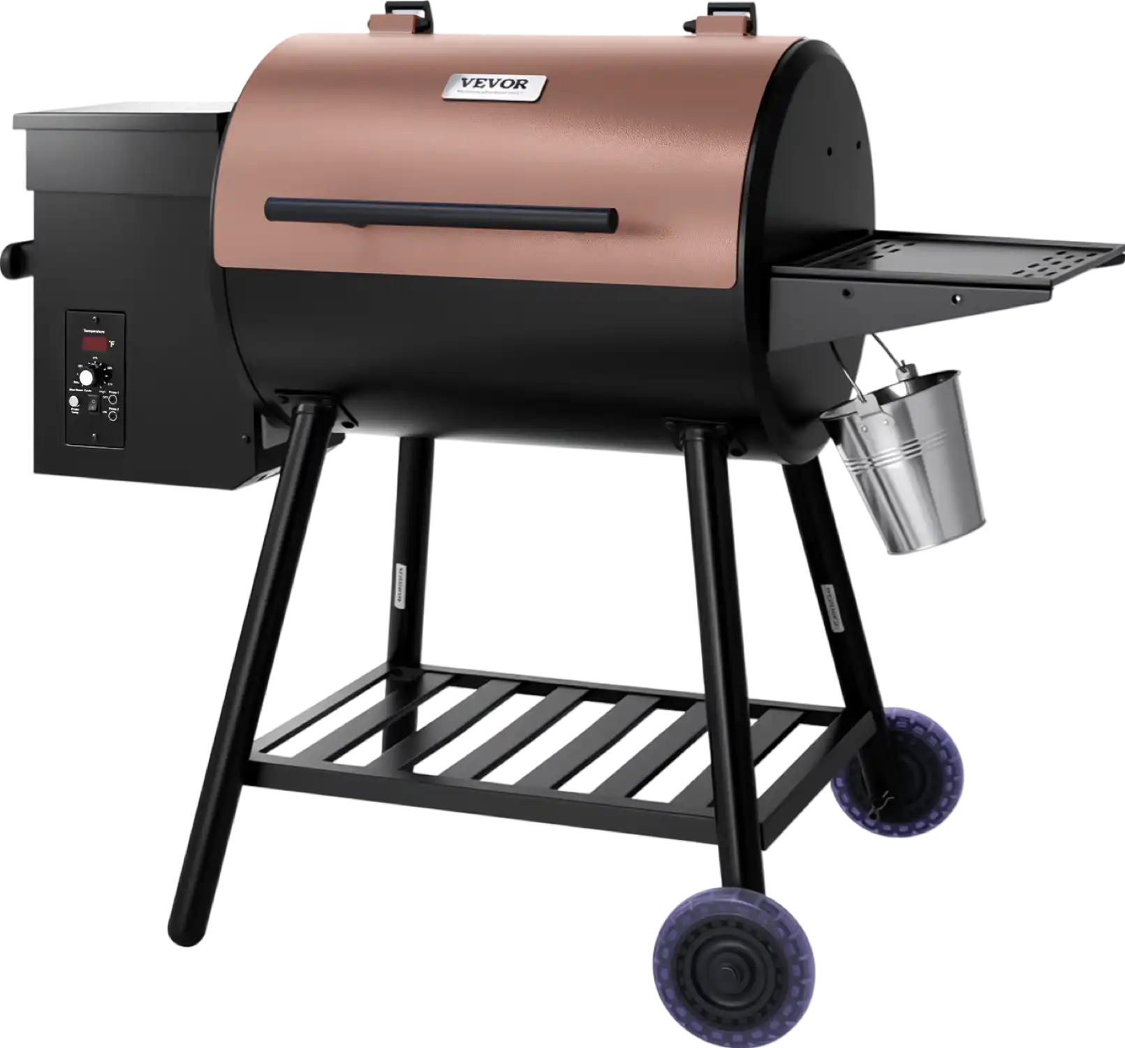 Vevor Wood Pellet Grill Smoker 500°F Max Temp 456 Sq.in Cooking Area New