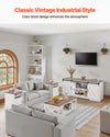 Vevor Coffee Table Set with 2 End Tables and 66" TV Stand New