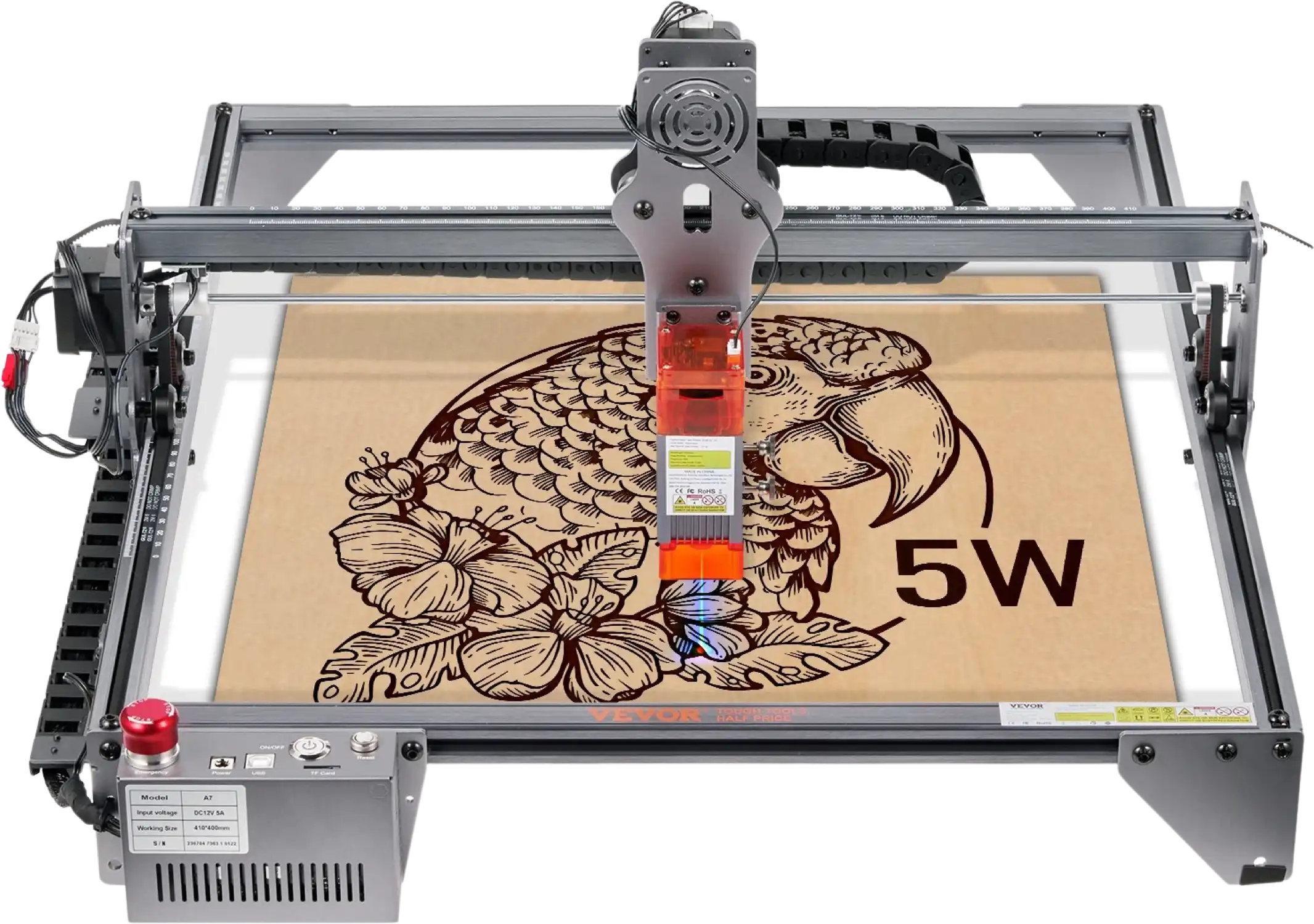 Vevor Laser Engraving Machine 5W Output 16.1