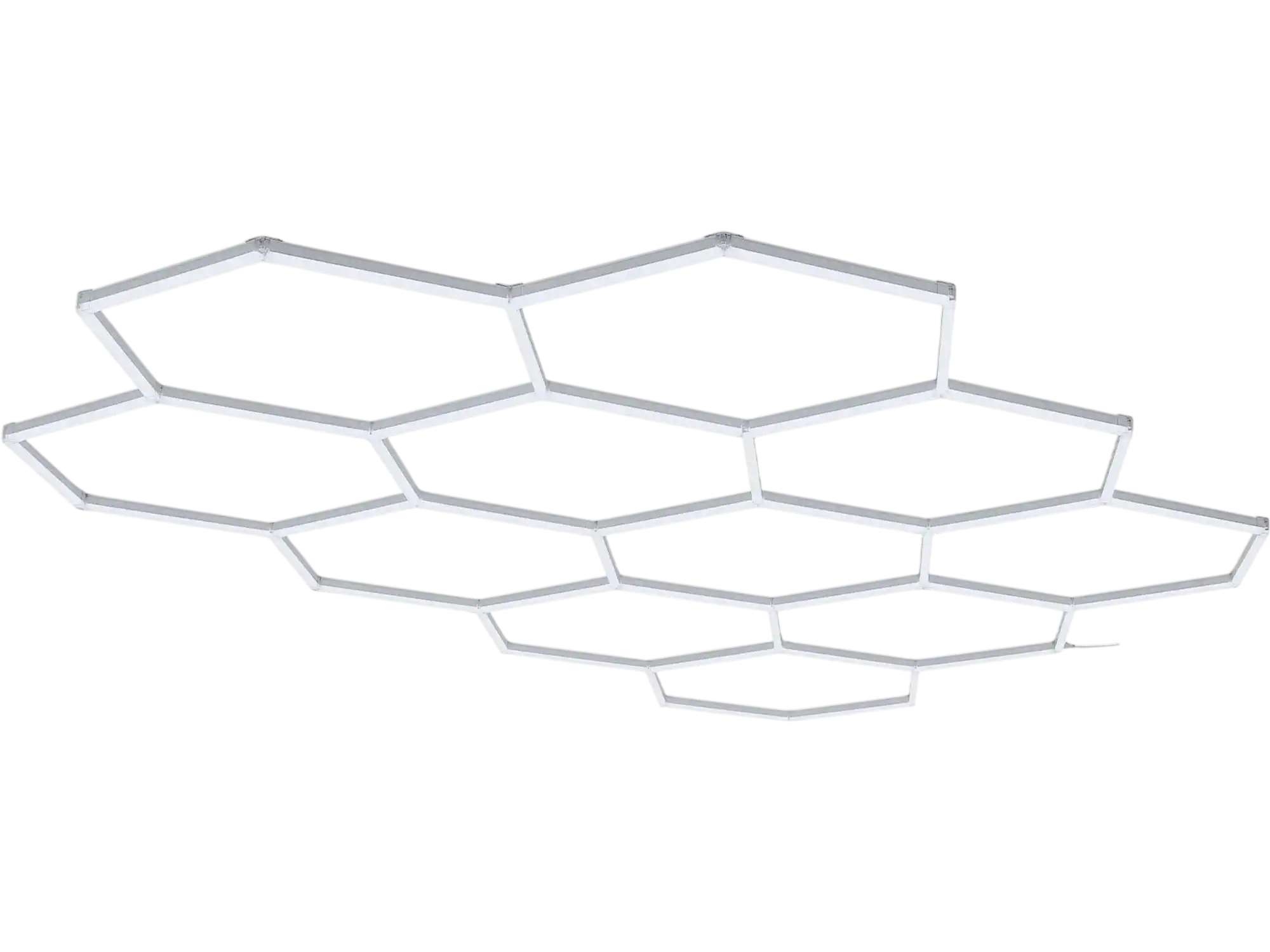 Vevor Garage Lights Hexagon LED Ceiling Lighting 330W 39600LM 6500K New