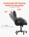 Vevor Executive Office Chair Reclining with Adjustable Lumbar Support 500 Lbs New