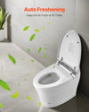 Vevor Smart Toilet Elongated Auto Freshening with Heated Seat Remote Control New