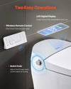 Vevor Elongated Smart Toilet Auto Freshening with Heated Seat New