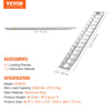 Vevor Aluminum Loading Ramps 94" x 15" 6000 Lbs Load Capacity New