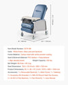 Vevor Medical Recliner Chair 3-Position with Detachable Tray New