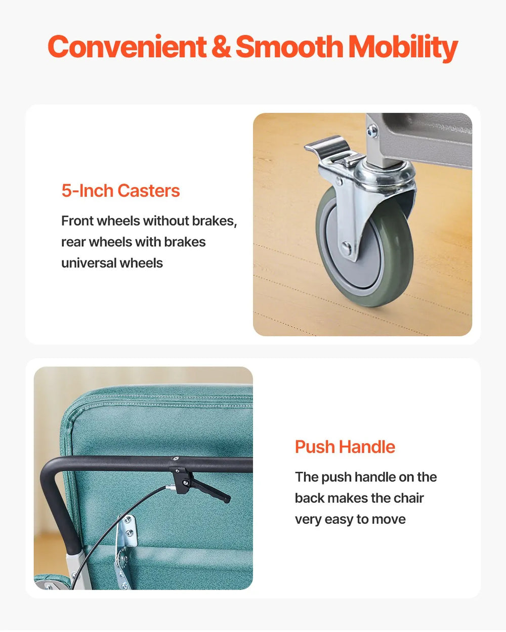 Vevor Medical Recliner Chair 4-Position Trendelenburg with 2 Trays New