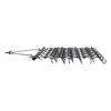 Vevor Drag Harrow 5.8 x 4.8 ft Chain ATV Lawn Rake for Landscape Leveling New
