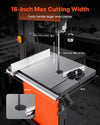 Vevor Woodworking Band Saw 18" with 27" x 20" Table 2240W 3 HP Motor New