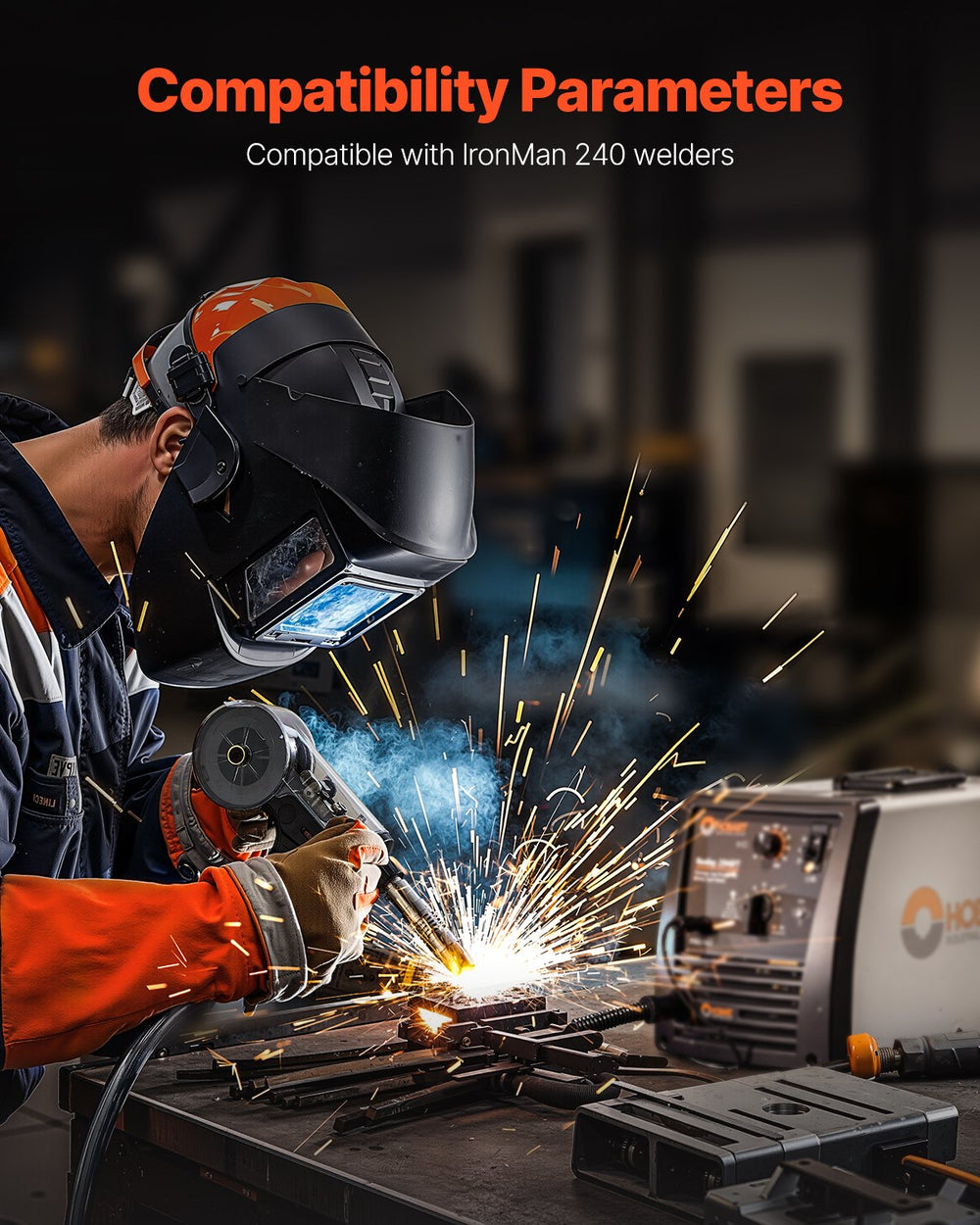 Vevor Spool Gun 200 Amp with 20 Ft Cable Compatible with Hobart IronMan 240 Mig Welders New