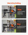 Vevor Diamond Core Drill Rig with 10 Bits Dual Speed Wet & Dry Drilling 2500W New