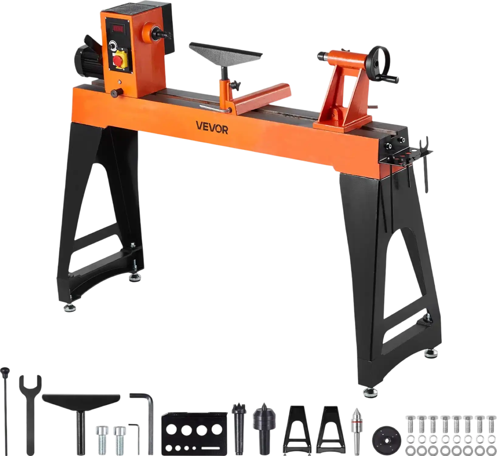 Vevor Woodworking Lathe 2 HP Variable Speed 18 x 40 in Workbench New