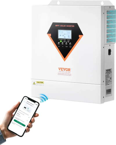 Vevor Hybrid Solar Inverter Charger 3000W 110/120V with Built-in 100A MPPT Controller New