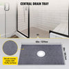 Vevor Shower Curb Kit 38" x 60" Watertight Overlay with 4" ABS Central Bonding Flange New