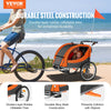 Vevor Bike Trailer Child Carrier 2-in-1 Converts to Stroller 100 Lbs Capacity Foldable New