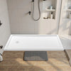 Vevor Shower Pan 60 x 30 in. Single Threshold Acrylic Slip-Resistant with Left Drain Kit New