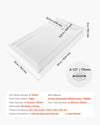 Vevor Shower Pan 60 x 30 in. Single Threshold Acrylic Slip-Resistant with Right Drain Kit New