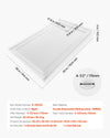 Vevor Shower Pan 60 x 36 in. Single Threshold Acrylic Slip-Resistant with Right Drain Kit New