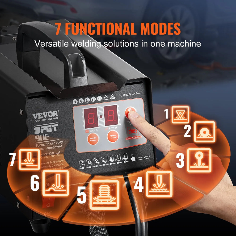 Vevor Stud Welder Dent Repair Kit with 7 Modes 3000W 220V New
