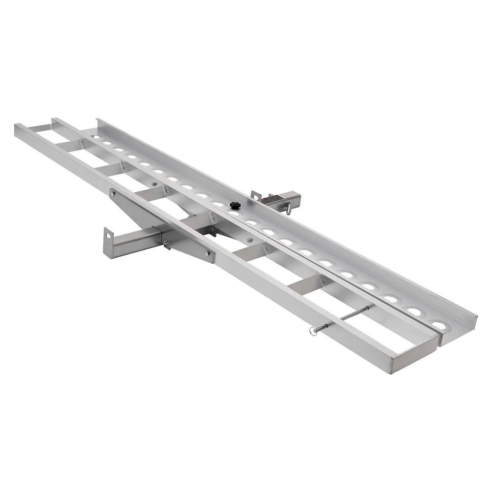 Vevor Motorcycle Carrier Hitch Mount Rack with 73 in. Loading Ramp 400 lb. Capacity New