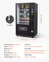 Vevor Vending Machine Refrigerated 60 Slots with ICT Bill/Coin Acceptor New