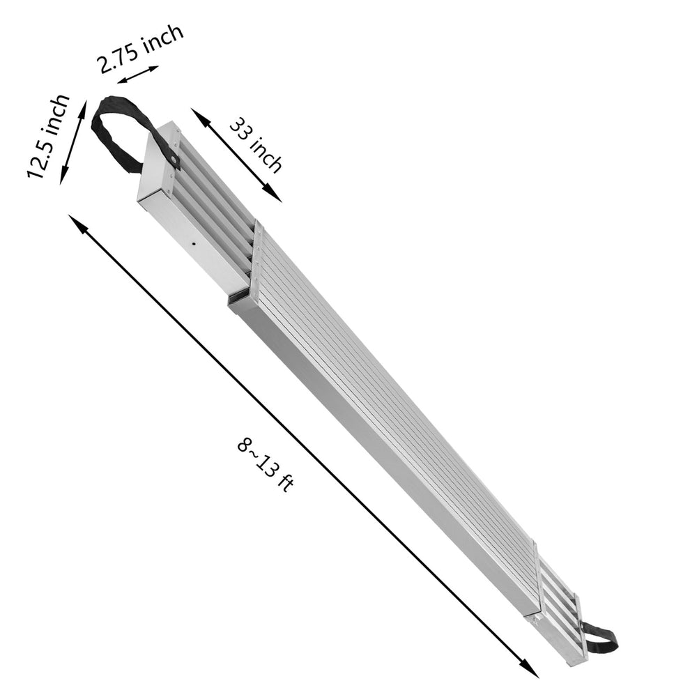 Vevor Aluminum Work Plank 8-13 Ft. Telescoping 12.5" Wide 440 lbs Capacity New