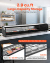 Vevor Display Case Refrigerator 5-Pan 2.9 Cu. Ft with LED Lighting Temp Control New